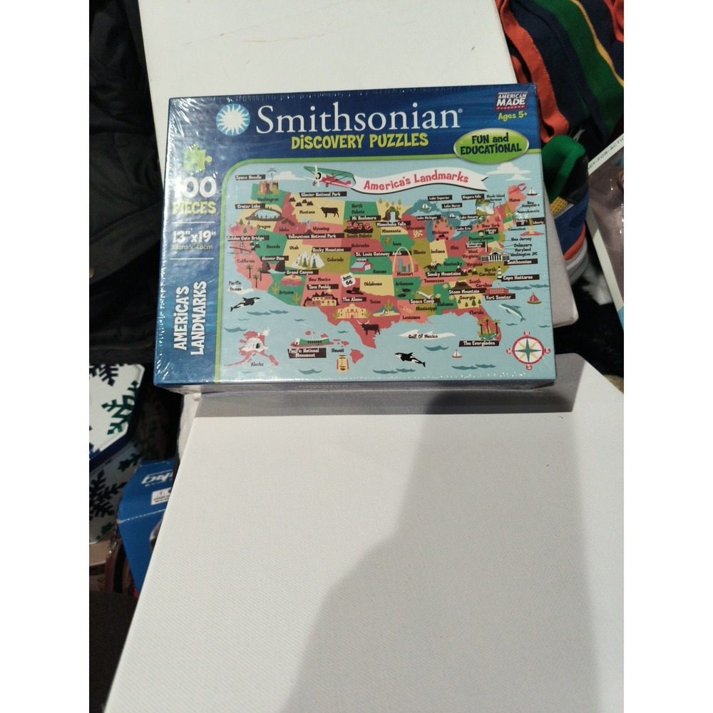 NEW • Smithsonian Discovery Puzzles America's Landmarks...
